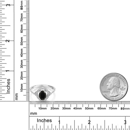 1.04カラット  天然 オニキス リング 指輪   シルバー925  8月 誕生石