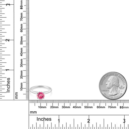 1.5カラット  天然 ミスティックトパーズ  リング 指輪   14金 ホワイトゴールド K14  11月 誕生石
