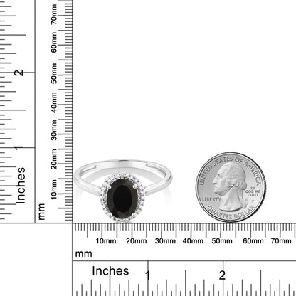 1.25カラット  天然 オニキス リング 指輪  天然 ダイヤモンド 10金 ホワイトゴールド K10  8月 誕生石