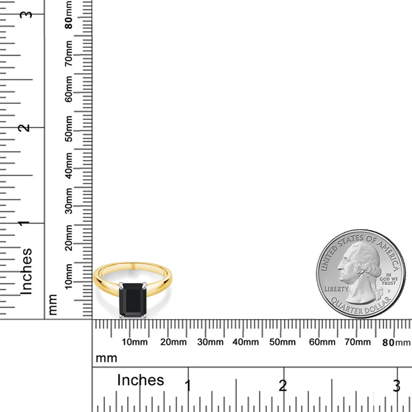 2.1カラット  天然 オニキス リング 指輪   10金 ツートンゴールド K10  8月 誕生石