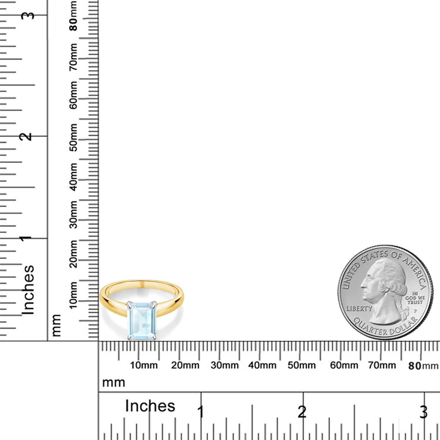 2.66カラット  天然 スカイブルートパーズ リング 指輪   10金 ツートンゴールド K10  11月 誕生石