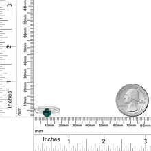 画像をギャラリービューアに読み込む, 0.75カラット  シミュレイテッド グリーンオパール リング 指輪   10金 ツートンゴールド K10  10月 誕生石
