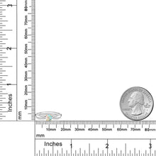 画像をギャラリービューアに読み込む, 0.25カラット  シミュレイテッド ホワイトオパール リング 指輪   10金 ツートンゴールド K10  10月 誕生石
