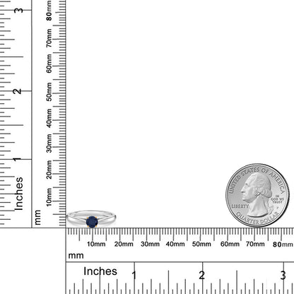 0.35カラット  天然 サファイア リング 指輪   10金 ツートンゴールド K10  9月 誕生石