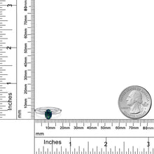 画像をギャラリービューアに読み込む, 0.63カラット  シミュレイテッド グリーンオパール リング 指輪   10金 ホワイトゴールド K10  10月 誕生石
