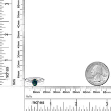 画像をギャラリービューアに読み込む, 0.63カラット  シミュレイテッド グリーンオパール リング 指輪   10金 ツートンゴールド K10  10月 誕生石
