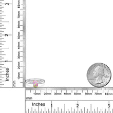 画像をギャラリービューアに読み込む, 0.63カラット  シミュレイテッド ピンクオパール リング 指輪   10金 ツートンゴールド K10  10月 誕生石
