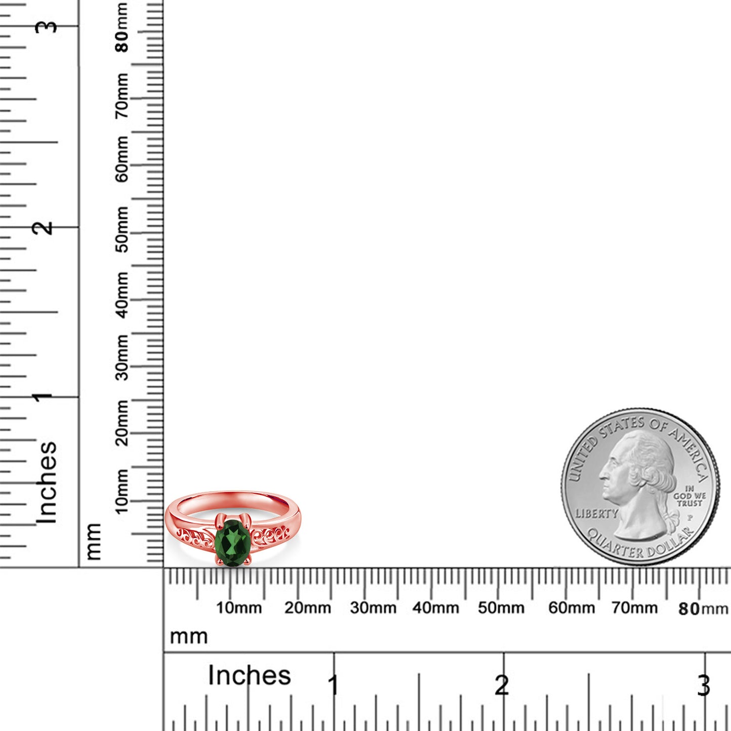 0.8カラット  天然石 ミスティックトパーズ  リング 指輪   シルバー925 18金 ピンクゴールド 加工  11月 誕生石
