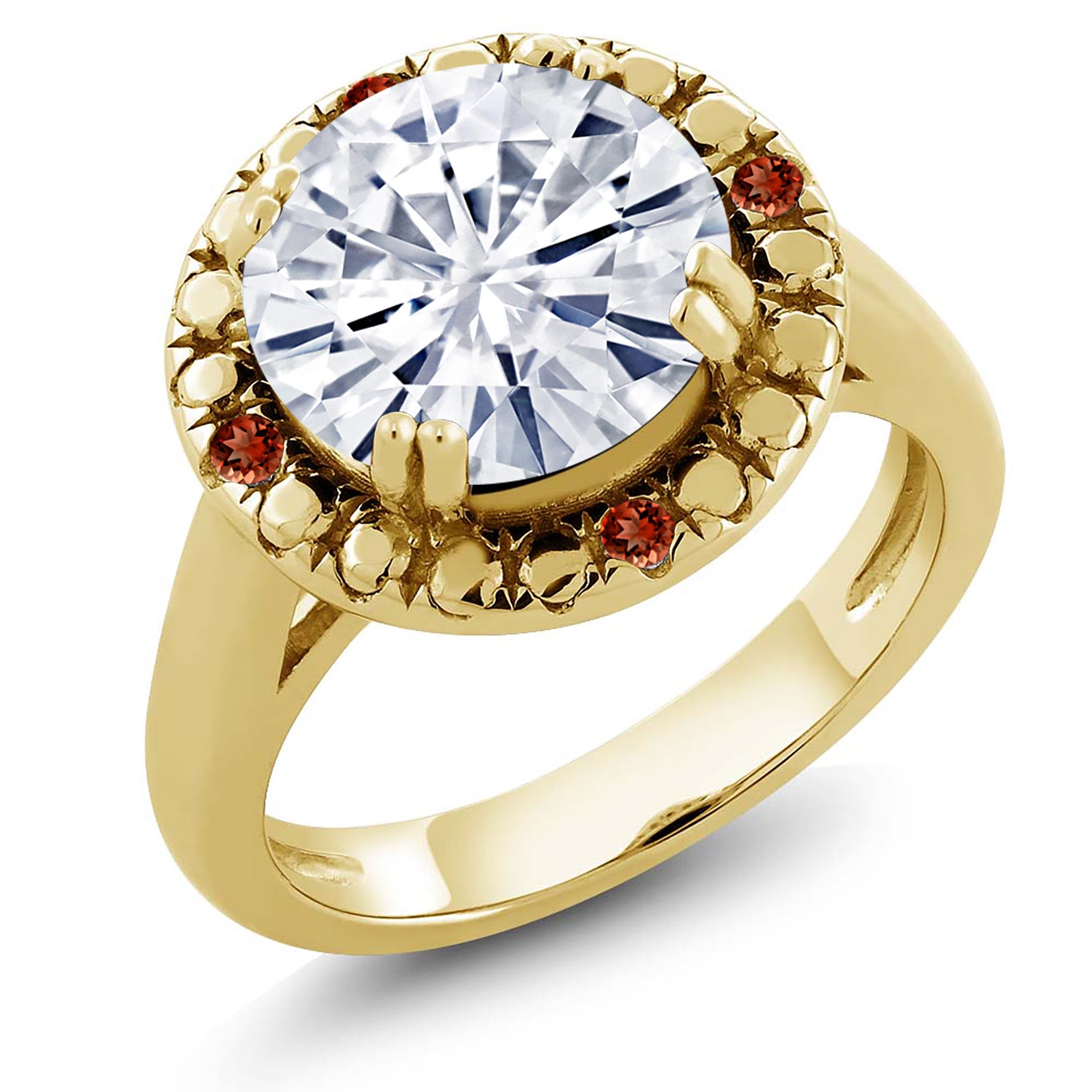 モアサナイト　指輪　5ct ライトイエロー　ダイヤモンド　フリーサイズ　リング　11mm　sv925　５カラット　ソリティア　シルバー　黄