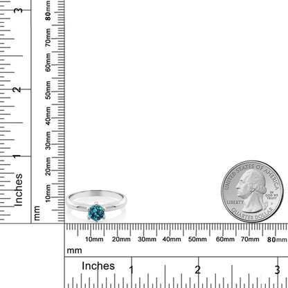 0.65カラット  天然 ロンドンブルートパーズ リング 指輪   シルバー925  11月 誕生石