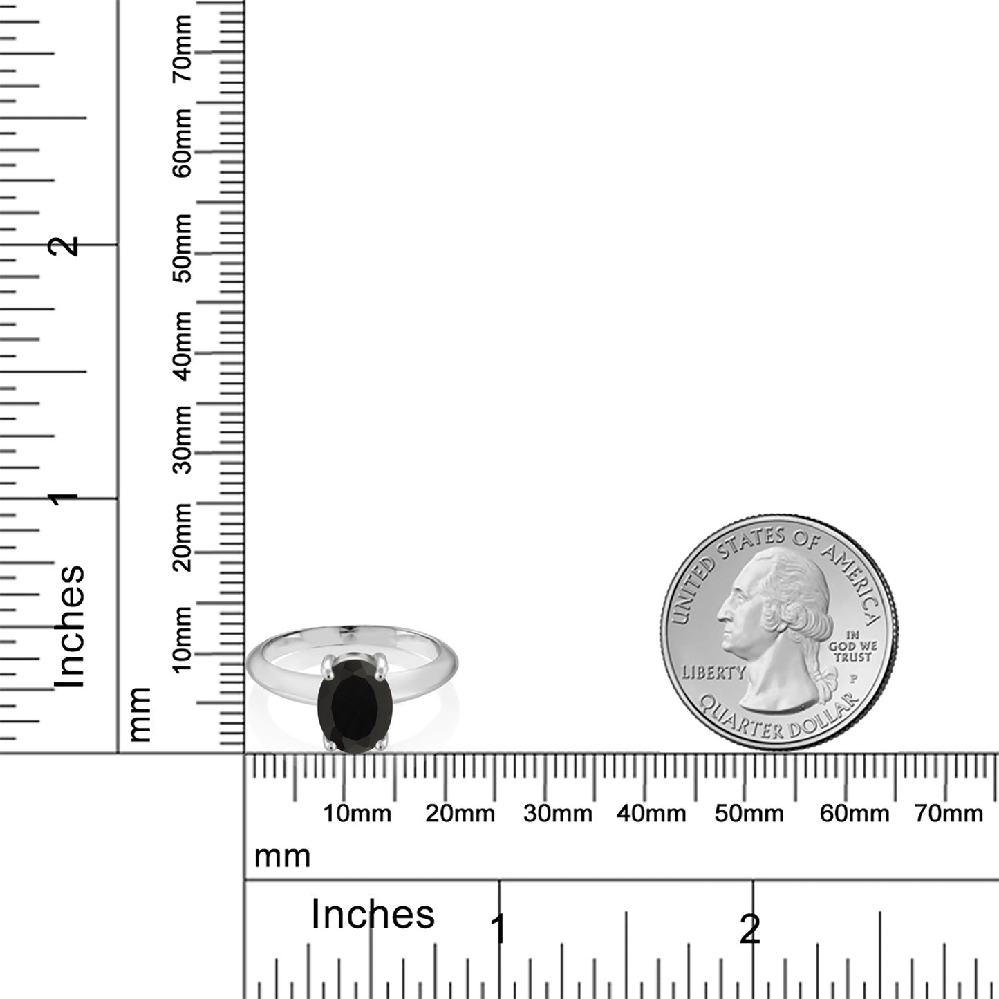 1.63カラット  天然 オニキス リング 指輪   シルバー925  8月 誕生石