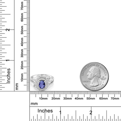 1.9カラット  天然 アイオライト リング 指輪   シルバー925  3月 誕生石