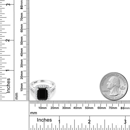 3.75カラット  天然 オニキス リング 指輪   シルバー925  8月 誕生石