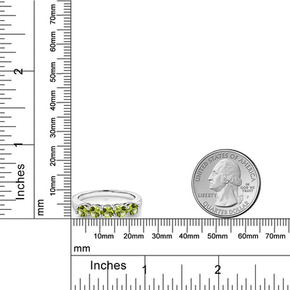 1.04カラット 天然石 ペリドット リング 指輪 シルバー925 8月 誕生石