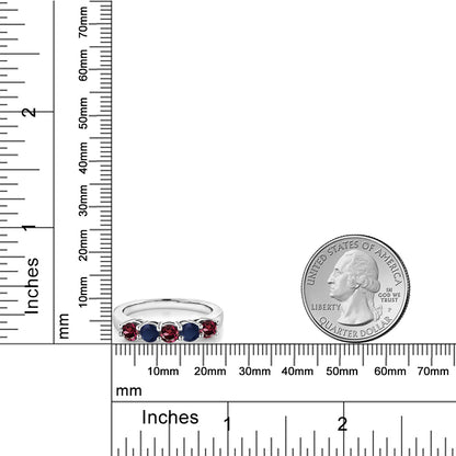 1.16カラット 天然 ロードライトガーネット リング 指輪 天然 サファイア シルバー925 1月 誕生石