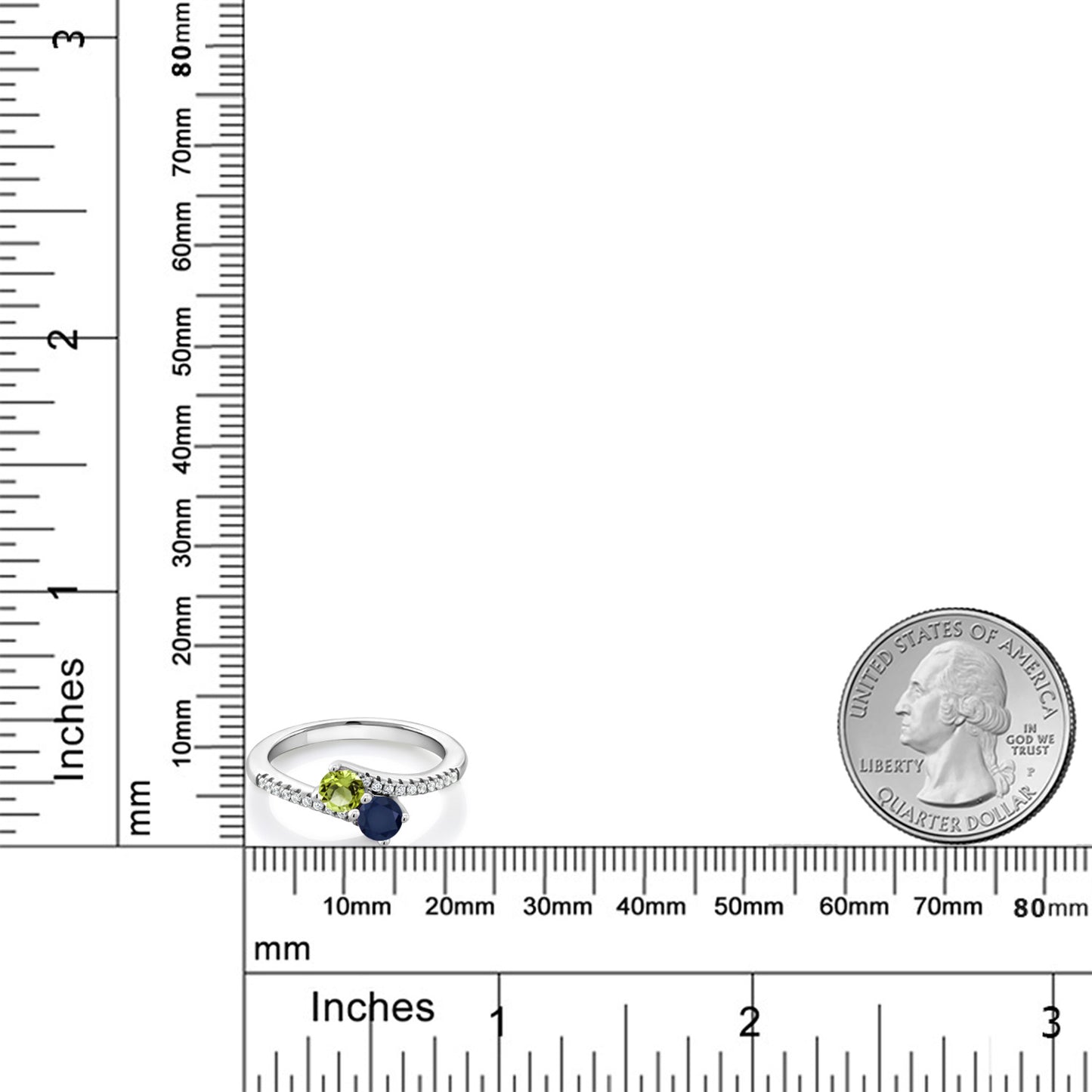 0.89カラット  天然石 ペリドット リング 指輪  天然 サファイア シルバー925  8月 誕生石