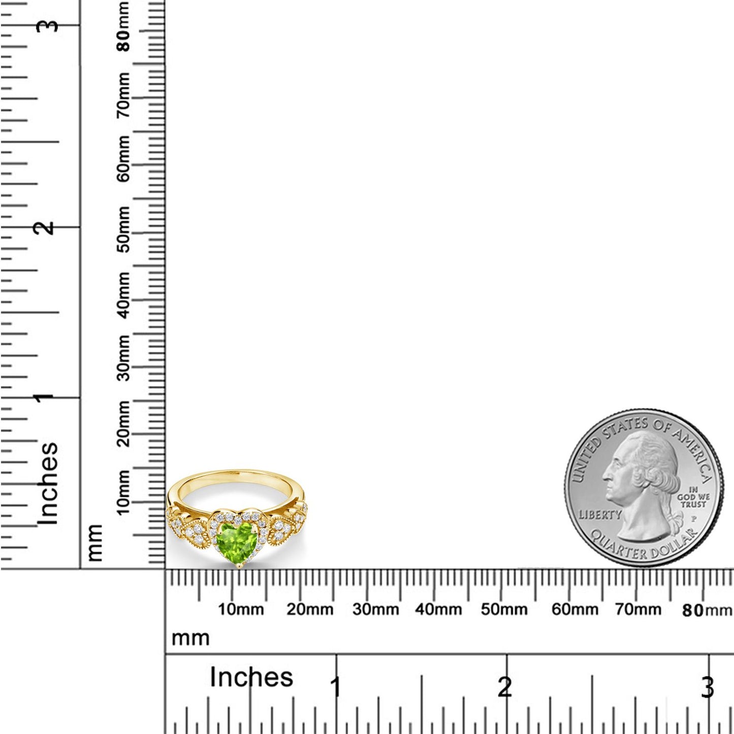 1.2カラット  天然石 ペリドット リング 指輪   シルバー925 18金 イエローゴールド 加工  8月 誕生石