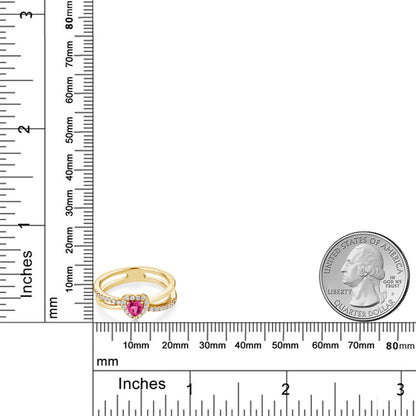 0.62カラット  天然 ミスティックトパーズ  リング 指輪   シルバー925 18金 イエローゴールド 加工  11月 誕生石