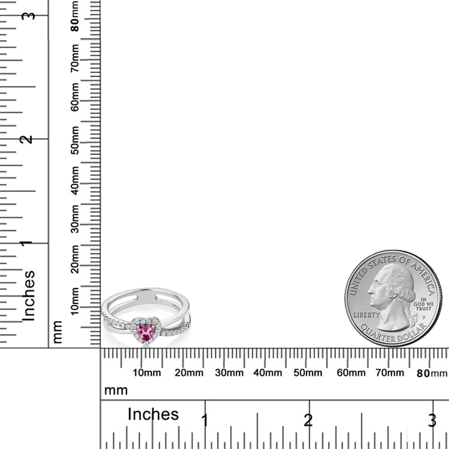 0.52カラット  天然 ピンクトルマリン リング 指輪   シルバー925  10月 誕生石