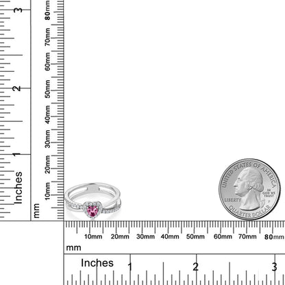 0.52カラット  天然 ピンクトルマリン リング 指輪   シルバー925  10月 誕生石
