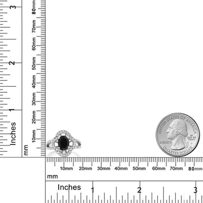 1.97カラット  天然 オニキス リング 指輪   シルバー925  8月 誕生石