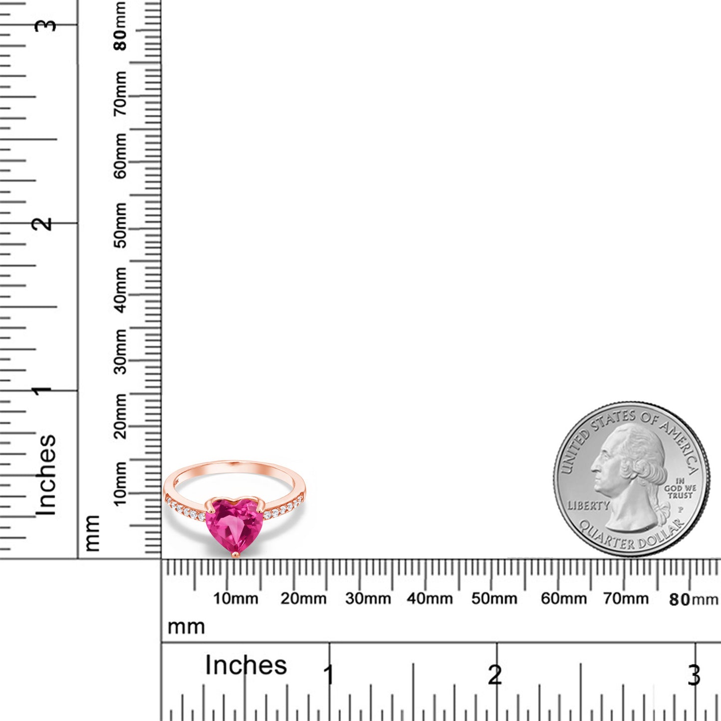 1.94カラット  シンセティック ピンクサファイア リング 指輪   シルバー925 18金 ピンクゴールド 加工  9月 誕生石
