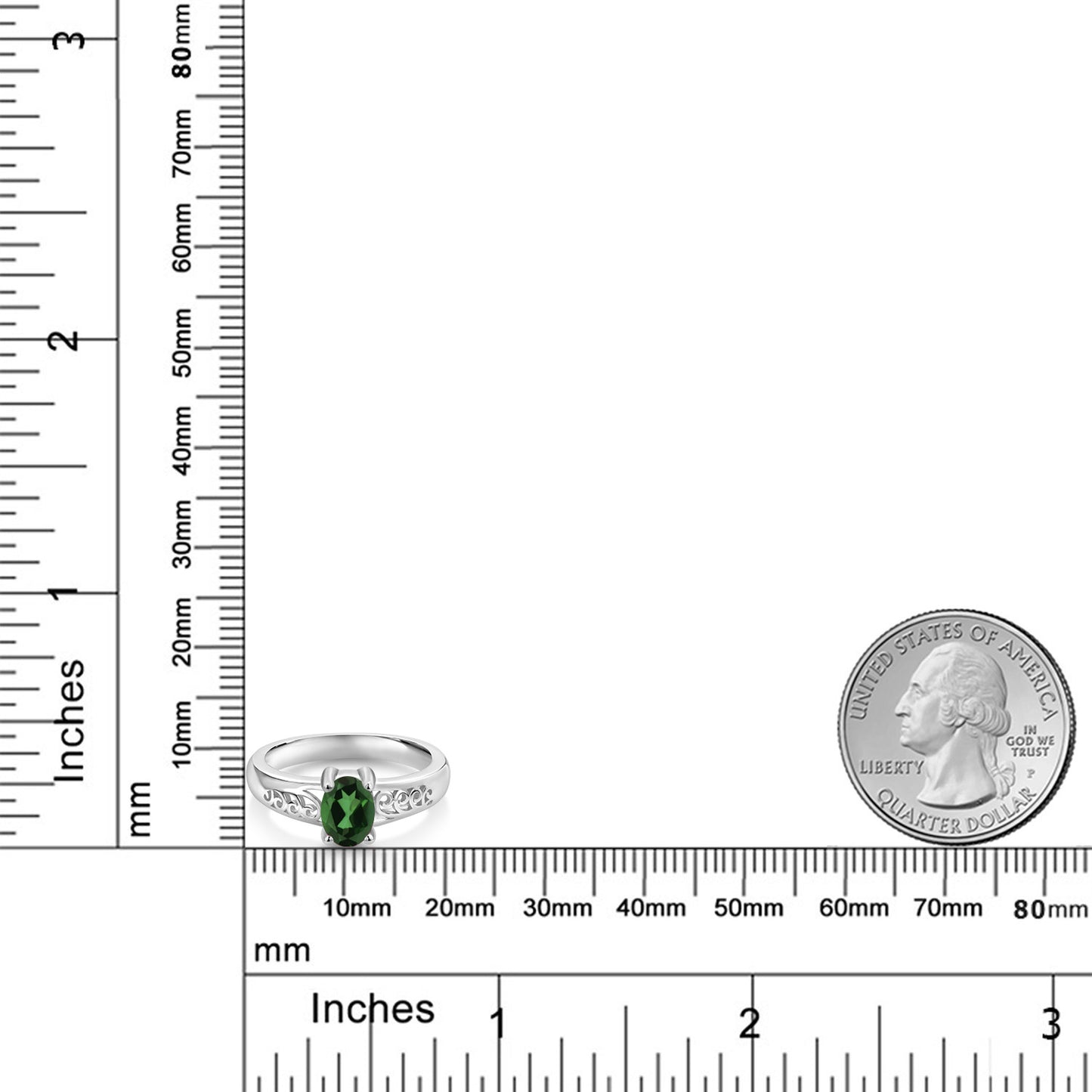 0.8カラット  天然石 ミスティックトパーズ  指輪 リング   シルバー925 11月 誕生石